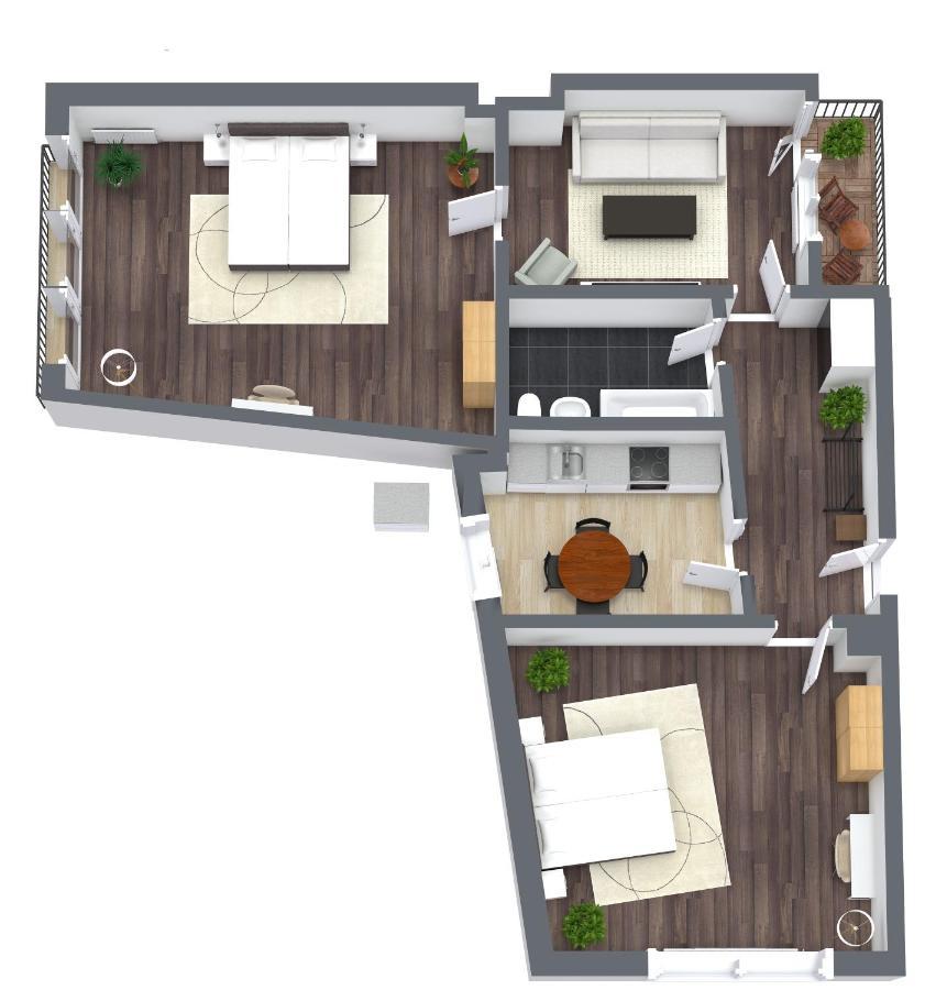 80Qm Luxurioese Designerwohnung Im Herzen Bochums 外观 照片